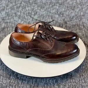 BED|STU Gibson Brown Leather Oxford Wingtip Lace Up Casual Dress Shoes Size 9 Bed Stu | Shoes | Bed Stu Gibson Wing Tip Shoes Oxford Mens  main image 2